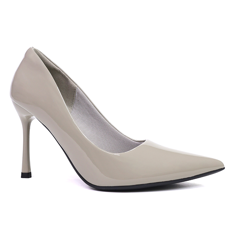 GREY HIGH HEELS